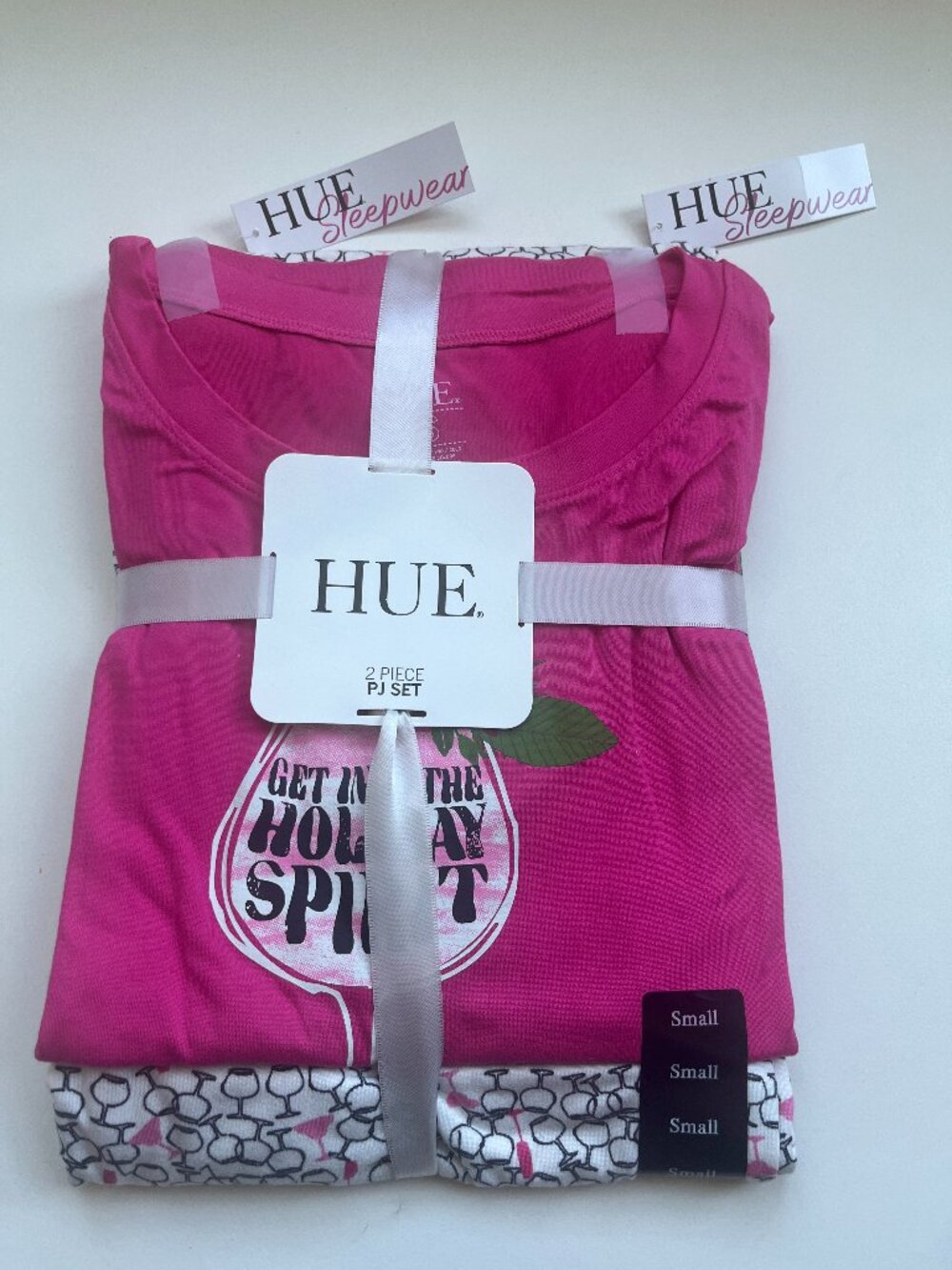 Women’s Two-Piece Wine Themed Pajama Set